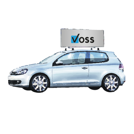 Dachwerbeschild - Promo Drive (fahrbar)