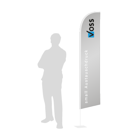 Beachflag Wind Austauschdruck | Small (260 cm) | einseitig bedruckt