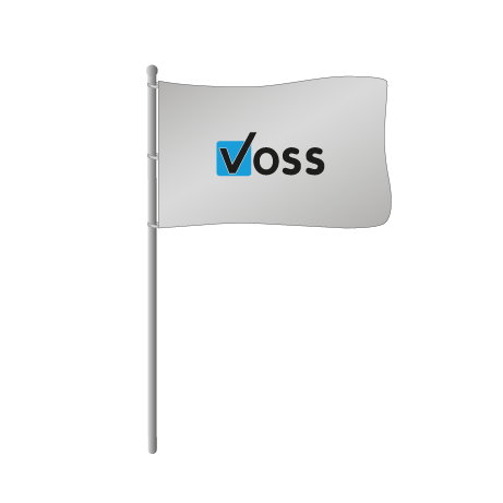 Hissflaggen | B 90 cm x H 60 cm | einseitig bedruckt